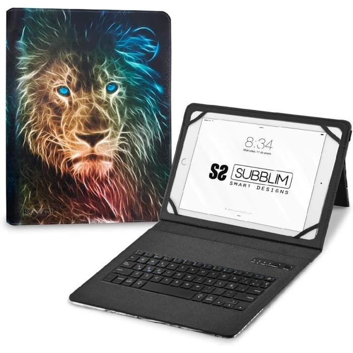 Clavier AZERTY Français Bluetooth Pour Honor Pad X8a 11" 2024 – Étui Amovible, Porte-Stylet, Protection Complète, Film Inclus, Noir