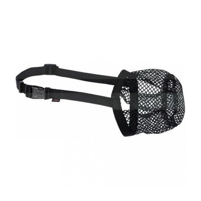 Protection anti intoxication noire en polyester Trixie pour chien Taille M-L Protection anti intoxication noire en polyester Trixie pour chien Taille M-L