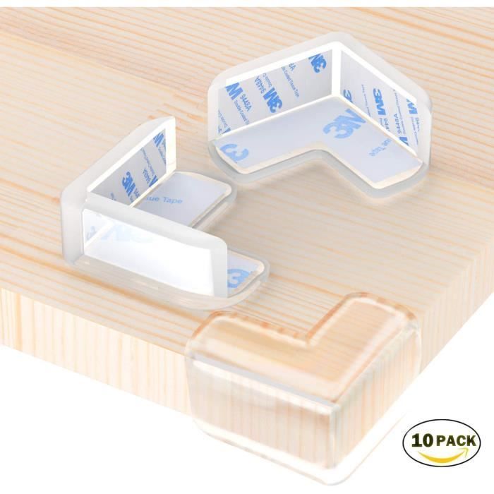 2M LandJoy Protection Coin de Table Bebe,Souple Protege Coins pour Protection de Vieil Homme et Enfants,pour Tables et Coins de Meubles,8 Protecteurs D/'Angle Transparents et L Protecteurs