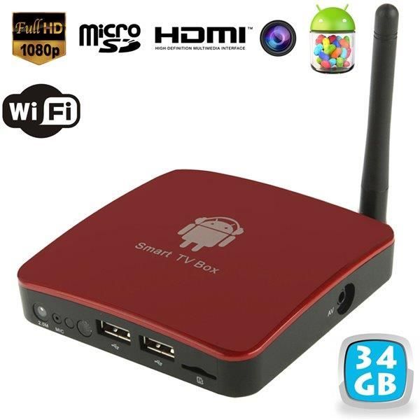 Mini PC Android TV BOX Full HD 1080P DualCore H… Achat / Vente box
