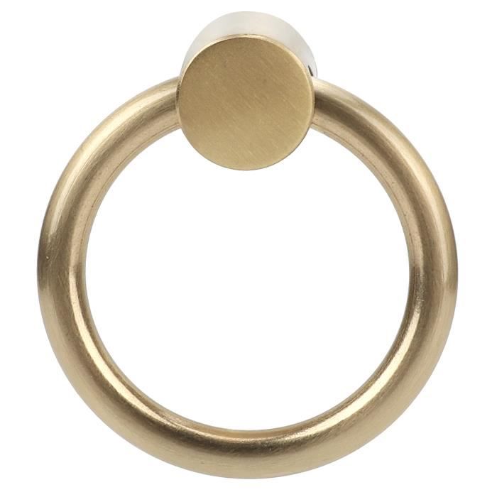 Tirette D'armoire Riva – Nickel Satiné, Entraxe 128 Mm, Facile à Poser