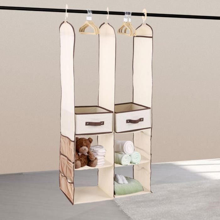 Armoire Organisateur Placard Penderie Rangement De Placard Garde Robe De Bebe Porte Vetements Suspendu Etagere Cdiscount Puericulture Eveil Bebe