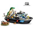LEGO® 76942 Jurassic World L’Évasion en bateau du Baryonyx, Dinosaure Bateau Jouet Enfants dès 8 Ans Garçon et Fille-1