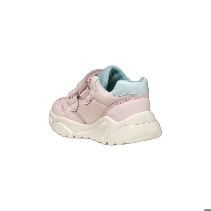 Geox B CIUFCIUF GIRL blanc cassé/lilas - Chaussures Baskets basses