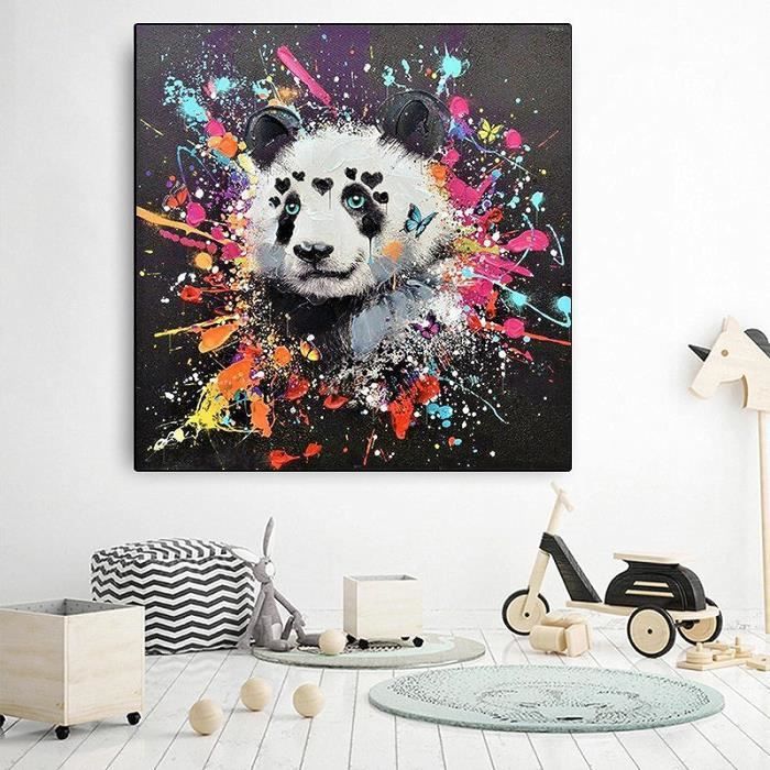 Tableau Kung Fu Panda 100x70cm - Décoration Chambre Enfant Pop Art