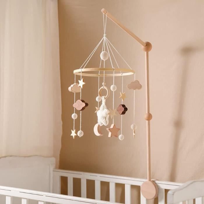 Mobile pour bébé - Triomphe Décoration de lit pour bébé - Carillon mobile à  vent - Jouet pour nouveau-né - Cloche de lit - Carillon éolien - Pendentif