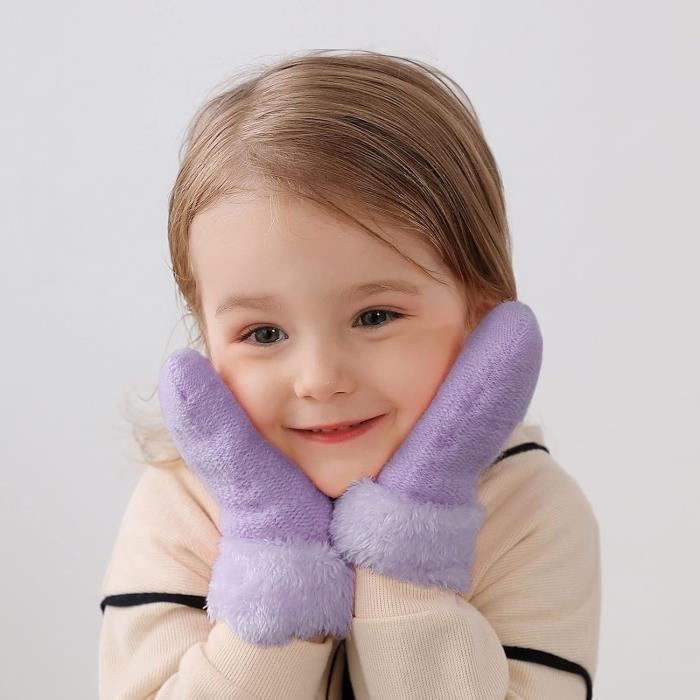 Noel Gants Mitaines Scratch De Protection Enfant,Bonnet Naissance Gants  Chauffants Femme Cagoule Bebe Garcon Sous Gants Gant[u27401]