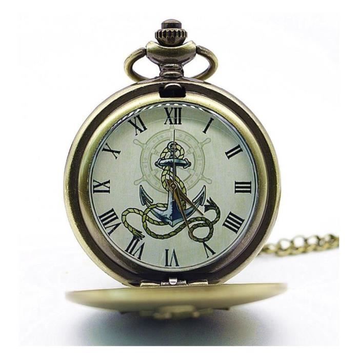 Montre avec ancre marine outlet