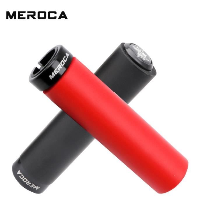 TUCKBOLD Paire De Protège-Poignées Guidon Vélo 120 Mm – Embouts Caoutchouc Souple Orange Antidérapants 19 Mm