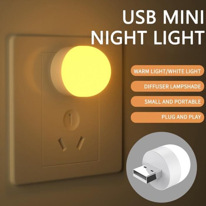 Or - Mini Lampe de oral et Portable à LED, Alimentée par USB, Rechargeable,  avec Batterie de 62 Lampes, pour Table à Manger et Bar