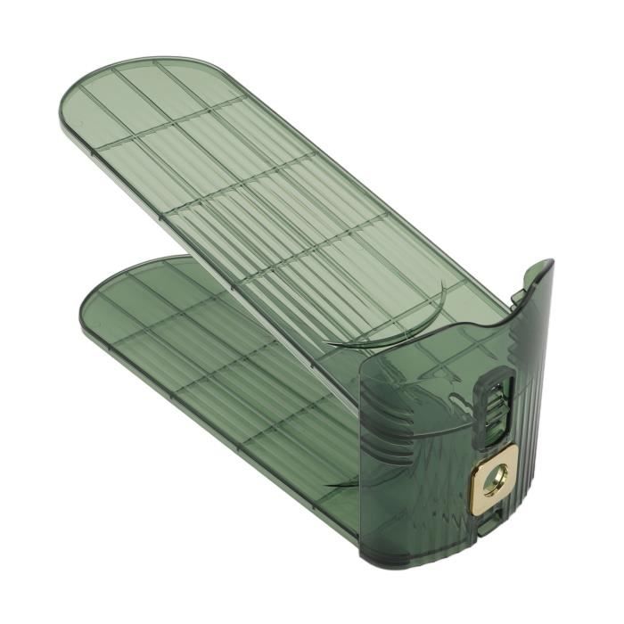 Porte-chaussures à double couche Organisateur de fentes pour chaussures Porte-chaussures à double couche Organisateur de fentes pour chaussures