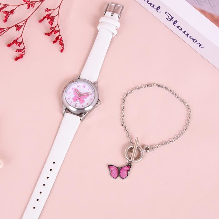 Montre Fille Ado Montre Enfant Tikkers Boîtier Or Rose