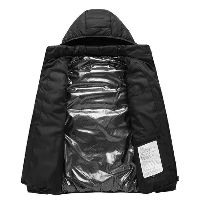 Doudoune Chauffante Veste Chauffante Enfant USB - 3 Zones Chauffage - Imperméable - Pour Ski, Camping - Garçons Et Filles Doudoune Chauffante USB 3 Zones Ski Camping Imperméable