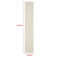 Revetement de sol adhesif PVC vinyle 7 pieces 0,975 m² vintage chene blanc vielli-2