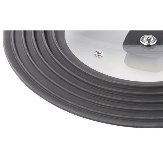 TEFAL INGENIO Couvercle En Verre 16 Cm, Poignée Rabattable, Cuisson Rapide, Compatible Ingenio