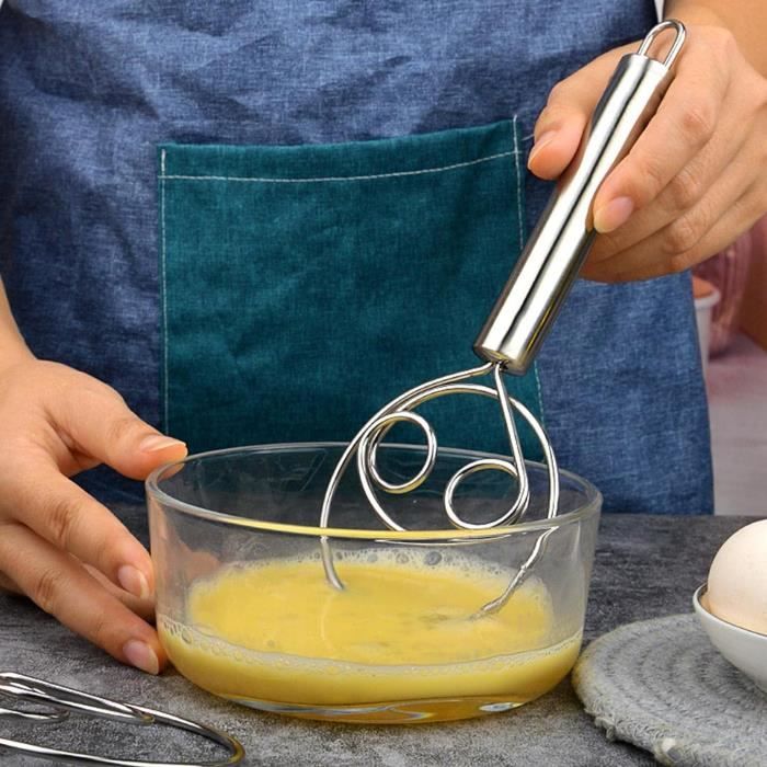 Fouet à Purée Inox Forme Boule 80 Cm - , Achat, Vente, Fouet De Cuisine - Racker