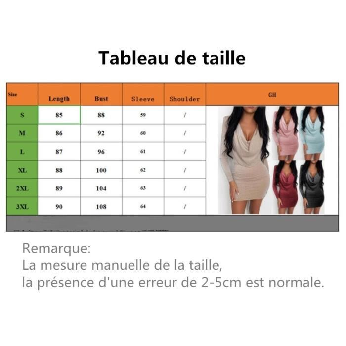 Taille de robe femme hotsell
