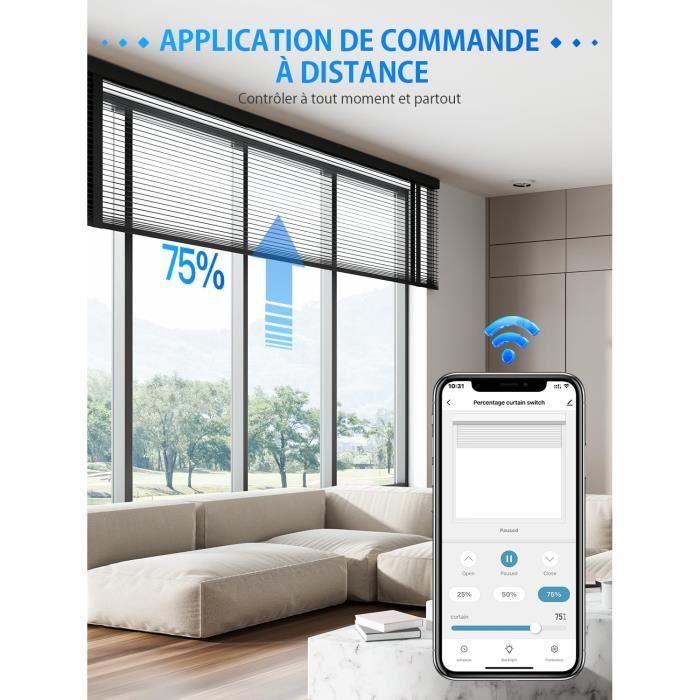 ALLEVOI Interrupteur Volet Roulant Connecté, Interrupteur Tactile de ...