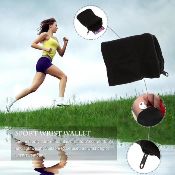 Bracelet Sportif Fermeture Pochette De Sport Bandeau Poignet