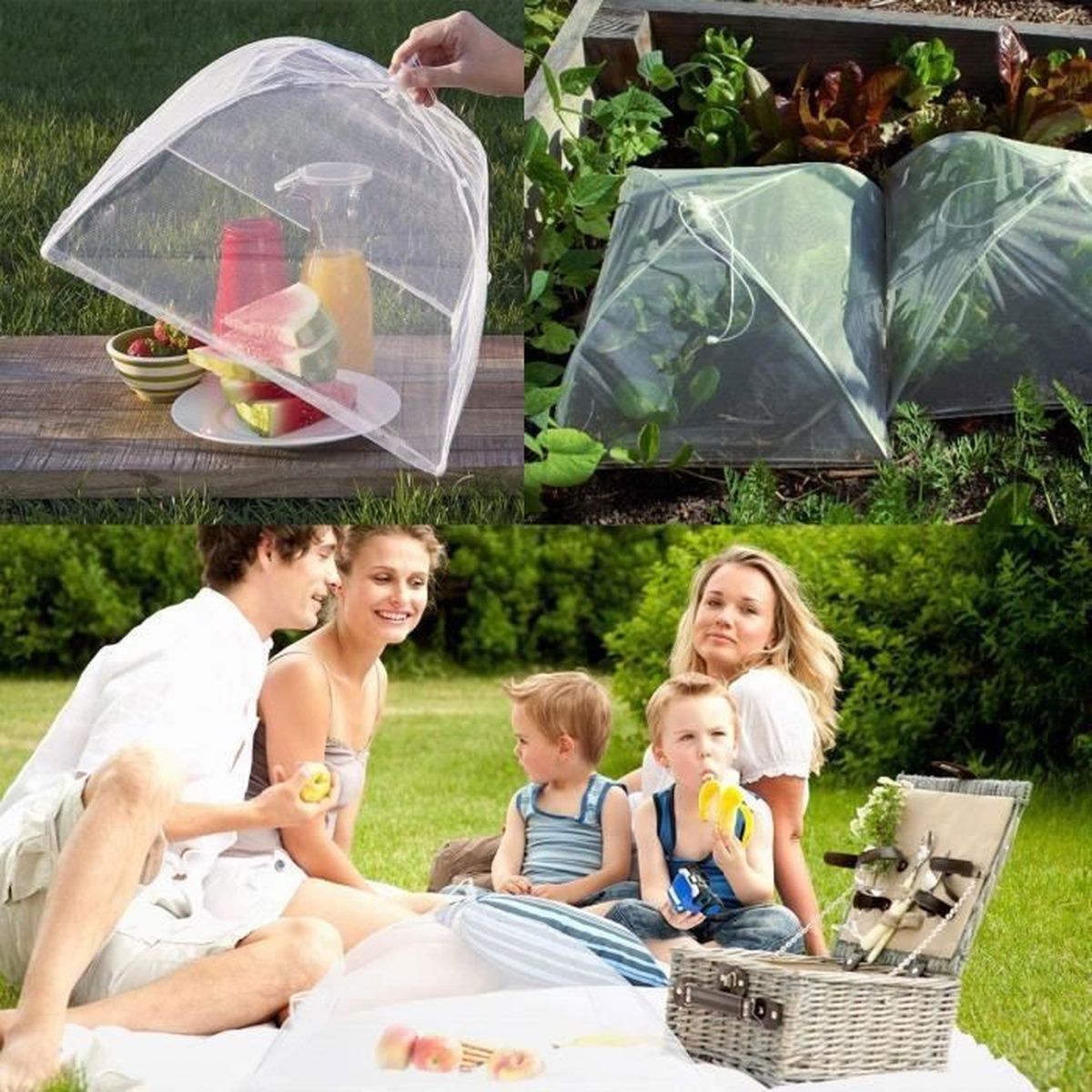 746|moustiquaire alimentaire-cuisine-Parapluie-Anti Mouche-Moustique-Barbecue 