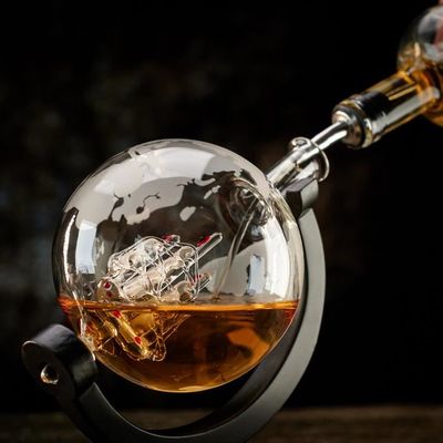Carafe à Whisky Vintage En Forme De Moto, Bouteille D'alcool En Verre