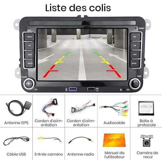 ESSGOO Autoradio Met Draadloos Carplay En Android Auto - Geschikt Voor Benz Smart Fortwo 451 2011 2015 Radio Met Navigatie Android 15 464gb Bluetooth Wifi Usb Fm Rds Achteru