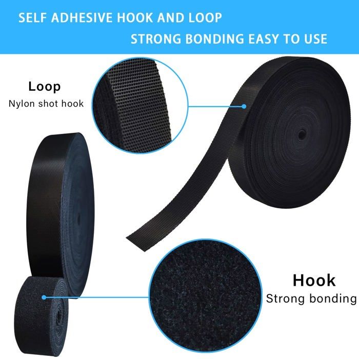 TERLUNNSI Lot de sangles en nylon noir de 20 mm, 6 yards, 6 boucles à dégagement rapide, 12 glissières Tri-Glide, boucle de sac à dos robuste double réglable pour sac à dos TERLUNNSI Lot de sangles en nylon noir de 20 mm, 6 yards, 6 boucles à dégagement rapide, 12 glissières Tri-Glide, boucle de sac à dos robuste double réglable pour sac à dos