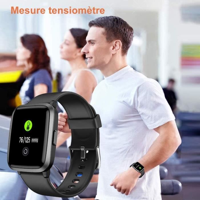 YAMAY Montre connectée Femmes Homme Smartwatch IP68 étanche