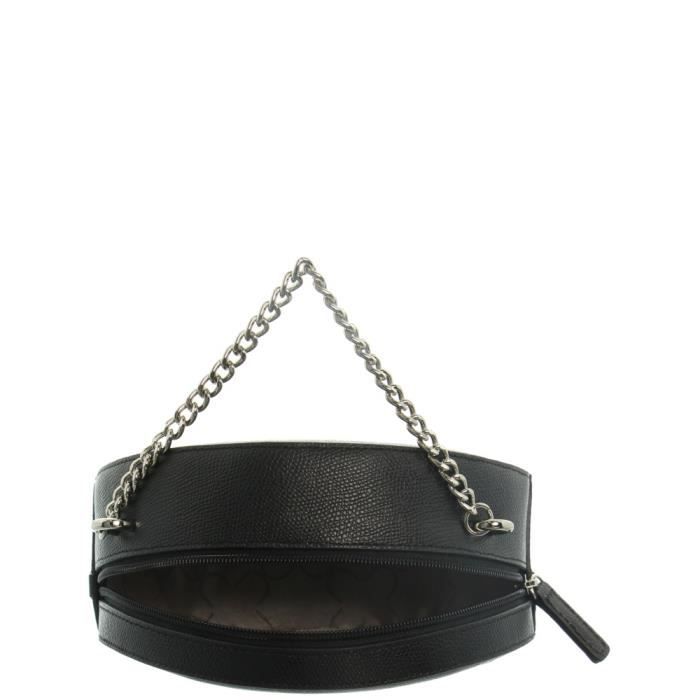 Sac rond Chabrand cuir ref 44892 107 19 19 7 Noir Achat Vente