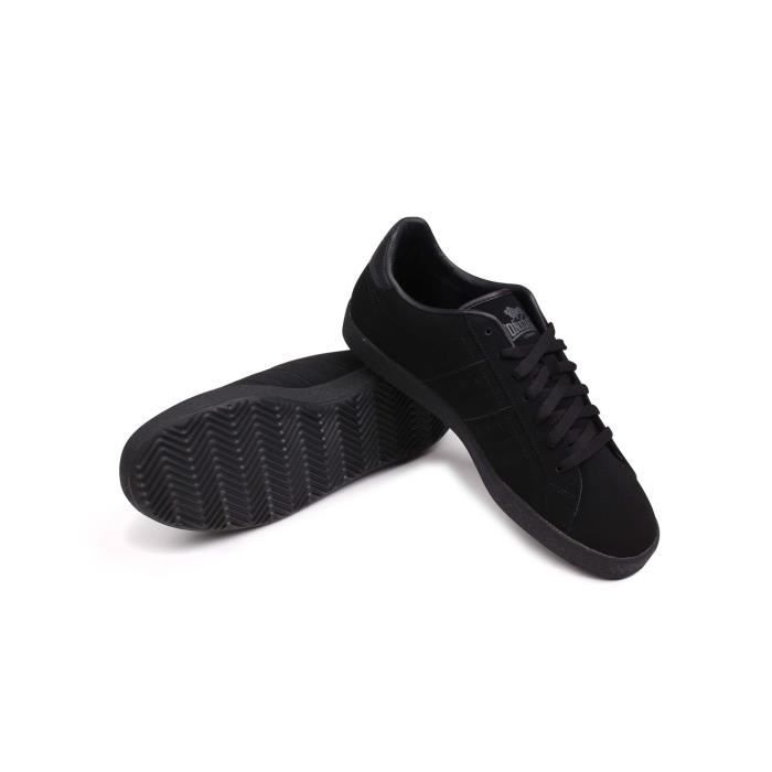 Baskets basses en cuir pour hommes LONSDALE Oval Lacets