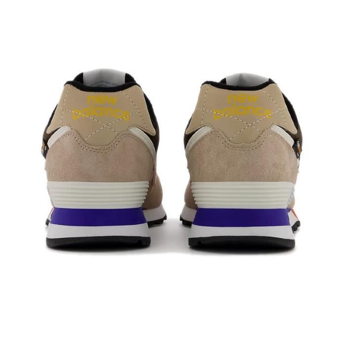 Basket New Balance R f. ML574 HQ2. Couleur Beige Blanc