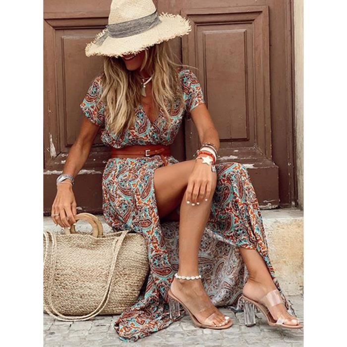 Maxi robe fleurie deals