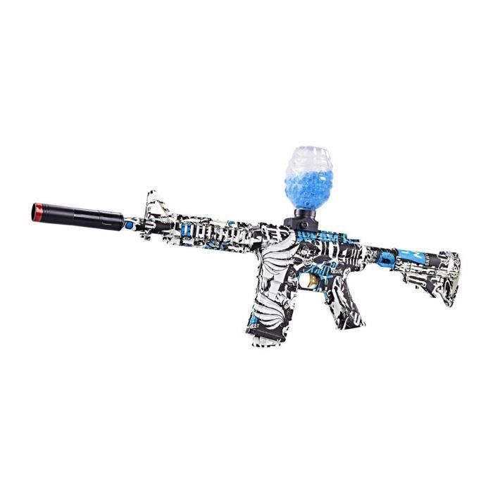Pistolet à Billes Gel Électrique Automatique – Blaster Avec Lunettes, Batterie Et 20 000 Munitions – Jeu D’Équipe Extérieur