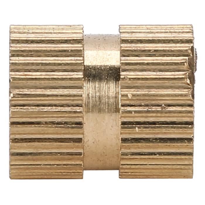 Vis Moletée M6x13,5 Mm – Lot De 10 Paires, Boutons En Laiton à Pointe Plate, Uxcell
