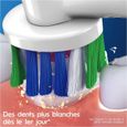 Oral-B 3D White Brossettes de Rechange Clean Maximiser, Brosse à Dents Électrique, Elimination de la plaque dentaire, Pack X8-4