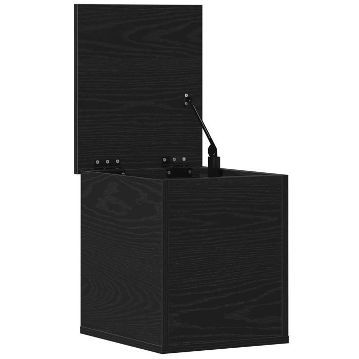 Coffre Rangement Bois VidaXL 30x35x35 Cm – Style Bois Ancien – Couvercle – Idéal Chambre Salon Déco Vintage – Bois Reconstitué Robuste