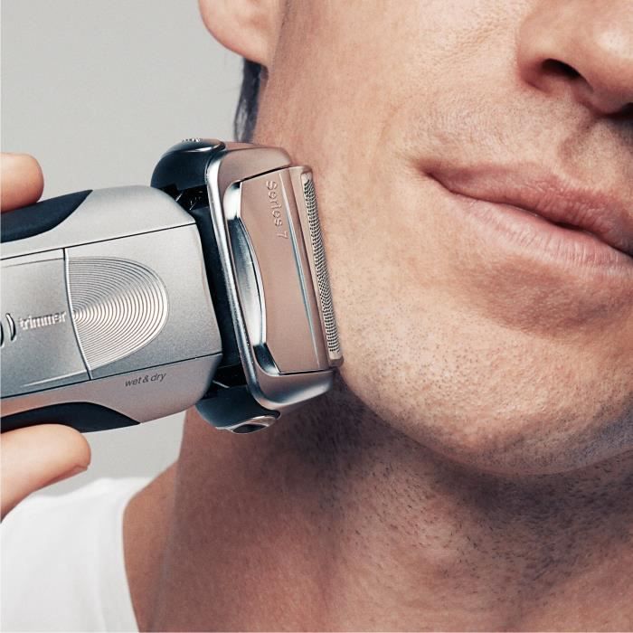 Tête de rasoir Braun Series 7 Pièce de Rechange Argentée - Compatible avec  les rasoirs Series 7, 70S - Cdiscount Electroménager