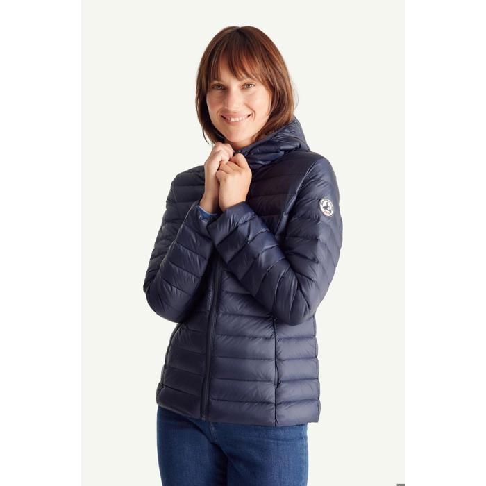 Bleu Marine Doudoune Femme Tres Chaude Et Legere Doudoune Longue