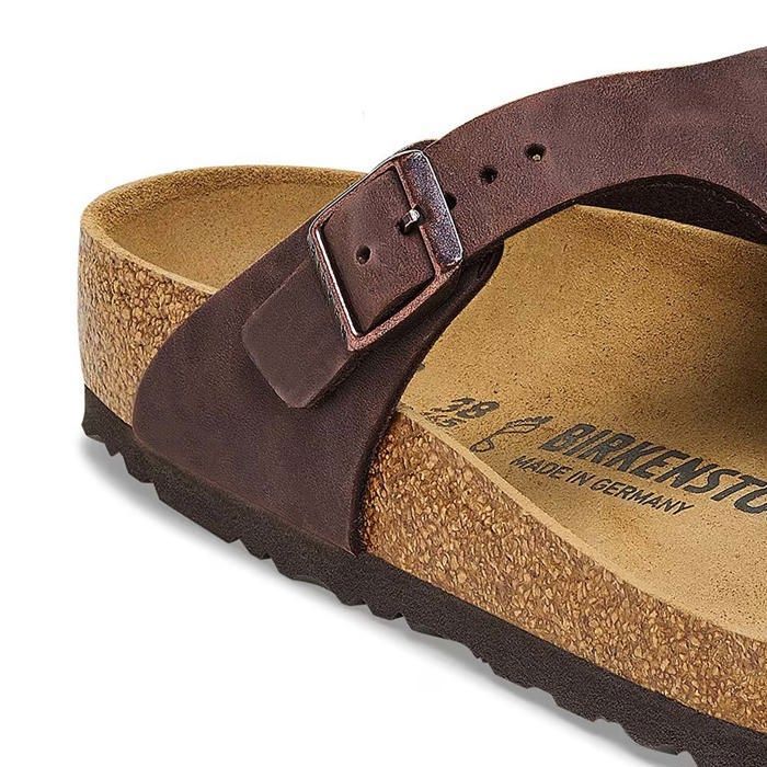 Tongs Birkenstock Gizeh 743831 pour adulte Marron Camel mixte
