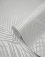 papier peint feuilles de palmier blanc - 0,53 x 10,05 m - 347741-5