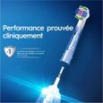Oral-B 3D White Brossettes de Rechange Clean Maximiser, Brosse à Dents Électrique, Elimination de la plaque dentaire, Pack X8-5