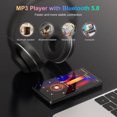 MECHEN Lecteur MP3 Android 10 - Écran 4 Pouces, 32 Go + 64 Go Offerte, Bluetooth/Wi-Fi, Mode Parent, Pour Spotify/Deezer/Audible - Idéal Pour Enfants Et Musique Hors Ligne