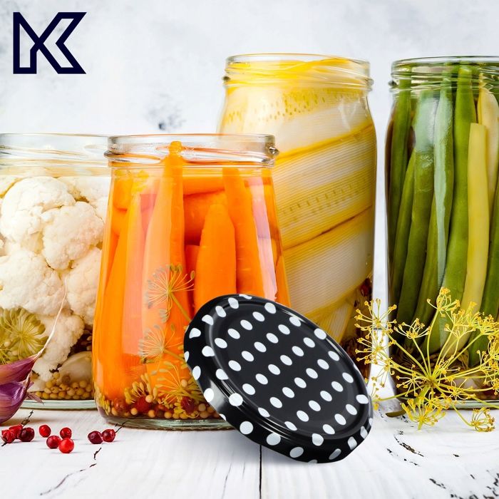 KADAX Pots à confiture 350ml, fi82 mm, Pots à confiture