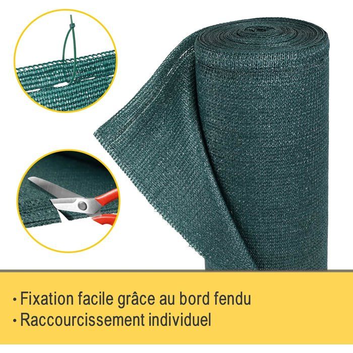 Brise Vue pour Balcon TRAHOO - Pare-Soleil HDPE 75x500cm - Protection Brise Vue pour Balcon TRAHOO - Pare-Soleil HDPE 75x500cm - Protection