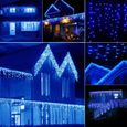 30M 300LED Guirlande lumineuse d'extérieur et d'intérieur Chaîne de noël fée lumière décoration de mariage de fête Noël - bleu-0