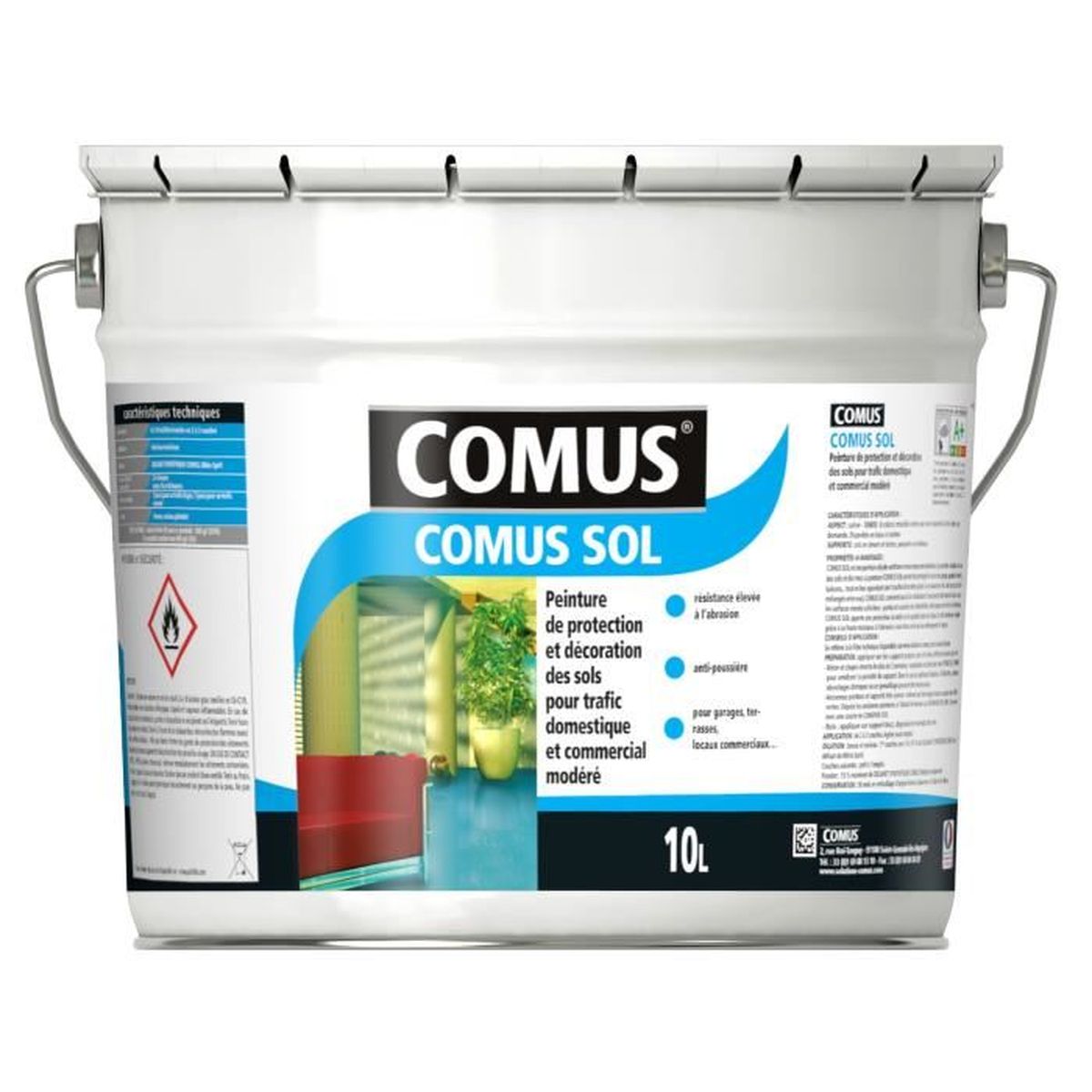COMUS SOL - Peinture alkyde uréthane pour les sols soumis à un trafic ...