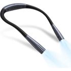 HUAFIY Lampe de lecture à LED pour le cou, 3 couleurs, 6 niveaux de luminosité, bras pliable, rechargeable, durable, idéale pour la