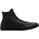 Basket Converse All Star Leather Hi - Noir - Adulte - Mixte - Cuir - Lacets