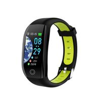 Montre connectée,Bracelet intelligent Bluetooth horloge fitness tracker sommeil fréquence cardiaque surveillance de la - Type green