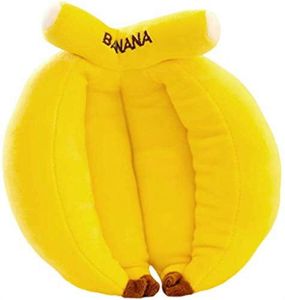 JOUET À BASCULE Jouet en peluche banane mignon pour enfant, soulagement du stress, poupée de dessin animé, oreiller en peluche à bulles douces,